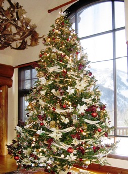 Decorated Christmas tree