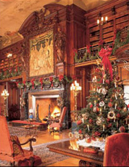 Christmas decor at the Biltmore Estate